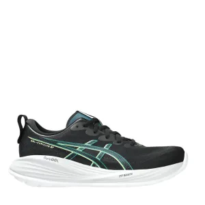 Multi Directional Grooves Flex Performance ASICS Men's GEL-CUMULUS 27 Running Shoes in Black/Lucid Yellow AW25