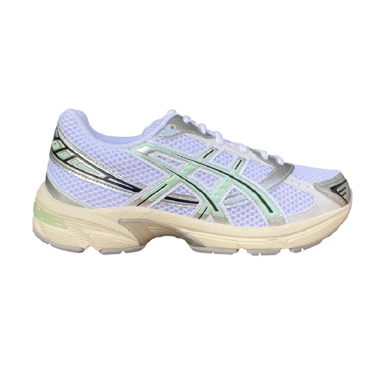 Asics SportStyle scarpa sneakers da donna Gel-1130 1202A164-120 bianco-menta synthetic track running wear Comfortable insoles