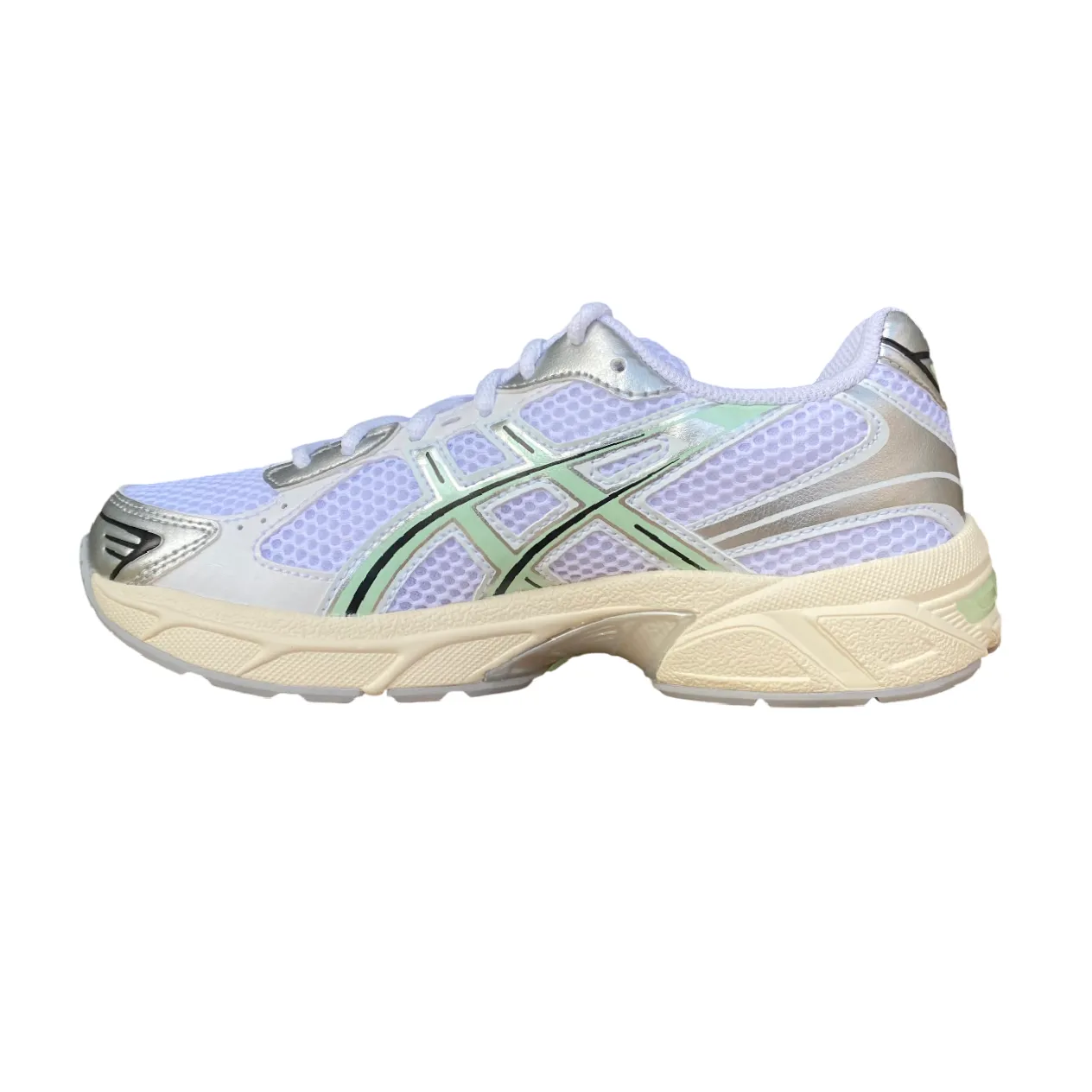 high - top footwear Asics SportStyle scarpa sneakers da donna Gel-1130 1202A164-120 bianco-menta
