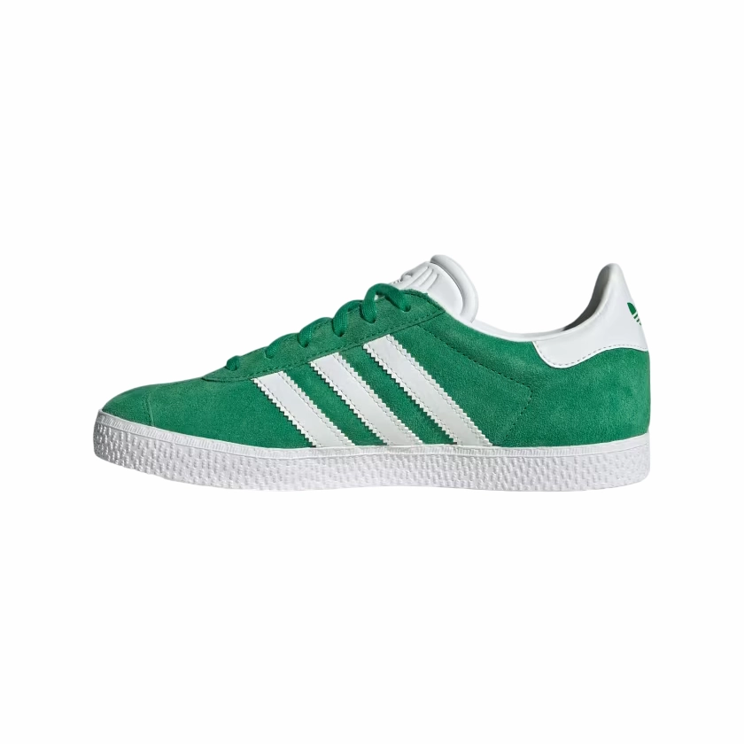 Adidas Originals scarpa sneakers da ragazzi Gazelle IE5612 verde bianco running during a foggy day