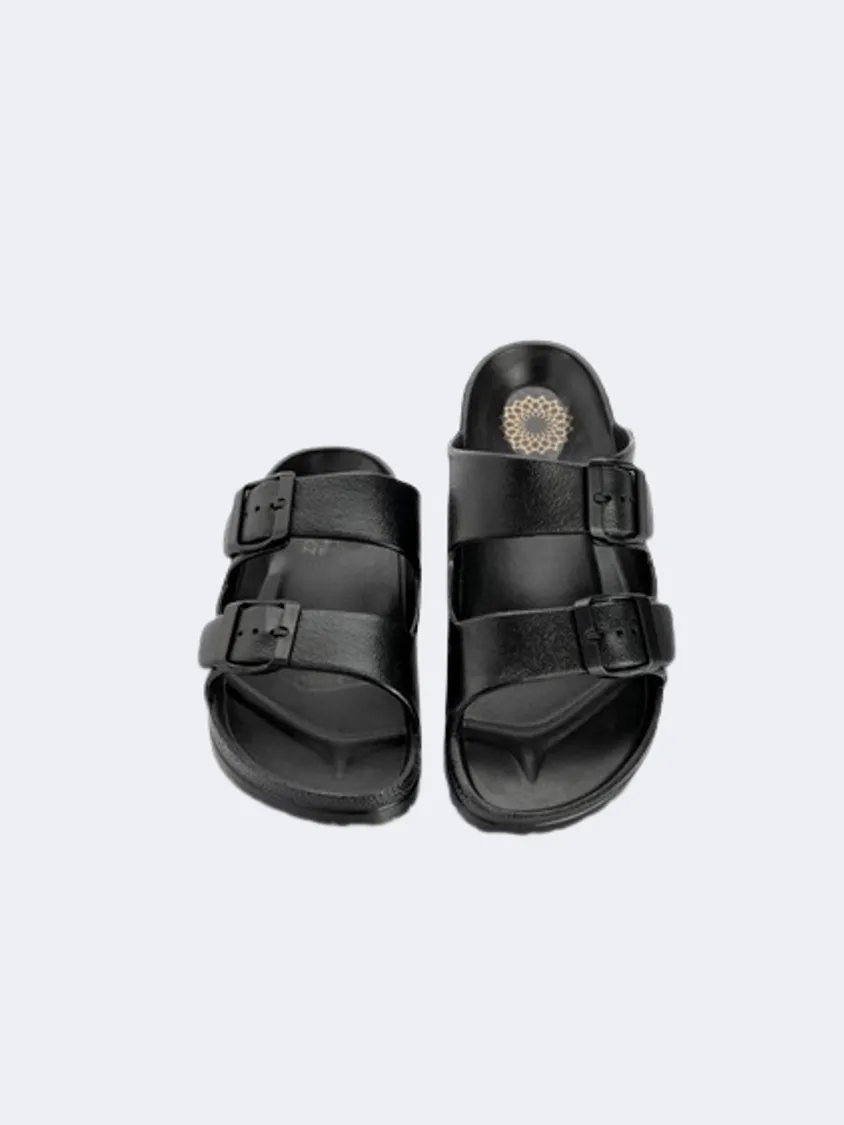 Ateneo Women Beach Slippers Black
