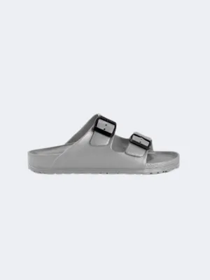 Ateneo Women Beach Slippers Silver