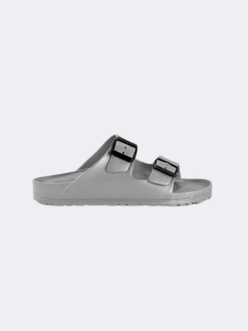 Ateneo Women Beach Slippers Silver