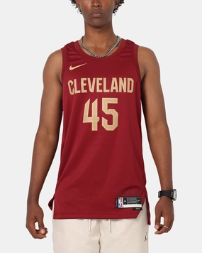 Nike Donovan Mitchell Cleveland Cavaliers #45 Icon Edition 2022/23 Nike Dri-Fit NBA Swingman Jersey Team Red Essential Fit
