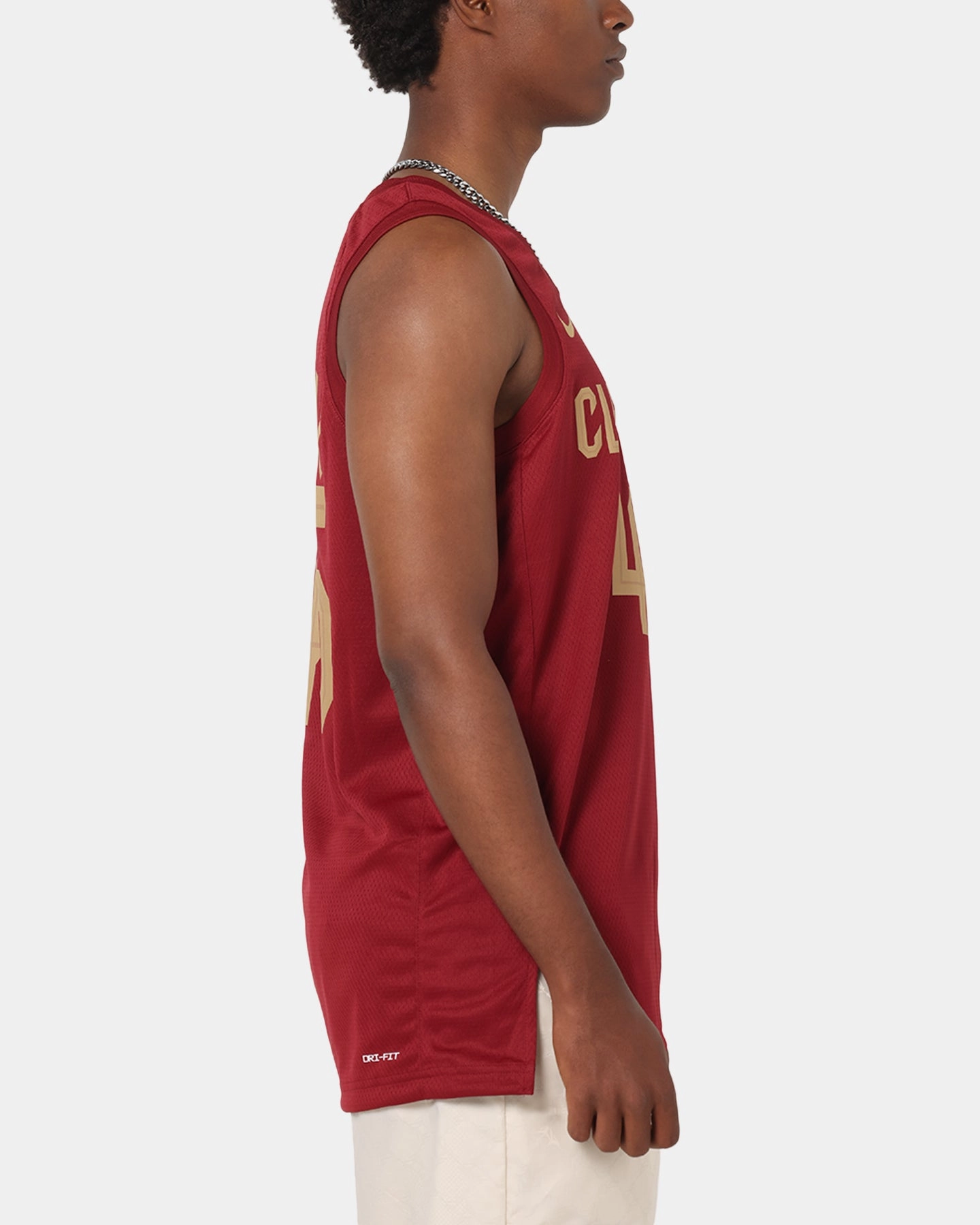 Stretch performance Motion Gear Nike Donovan Mitchell Cleveland Cavaliers #45 Icon Edition 2022/23 Nike Dri-Fit NBA Swingman Jersey Team Red