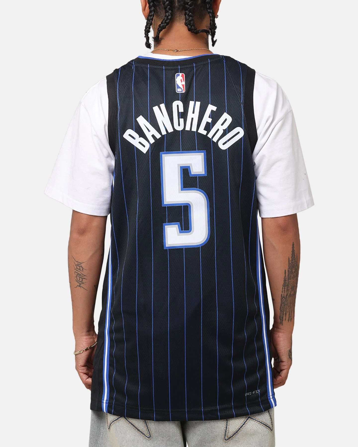 Under Layer Nike Paolo Banchero Orlando Magic #5 Icon Edition 2022/23 Nike Dri-Fit NBA Swingman Jersey Black