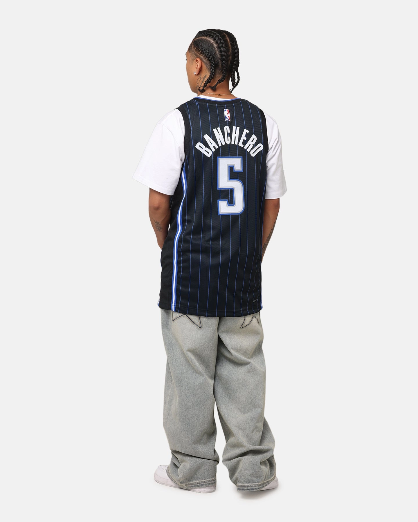 Nike Paolo Banchero Orlando Magic #5 Icon Edition 2022/23 Nike Dri-Fit NBA Swingman Jersey Black Yarn Dye Technique