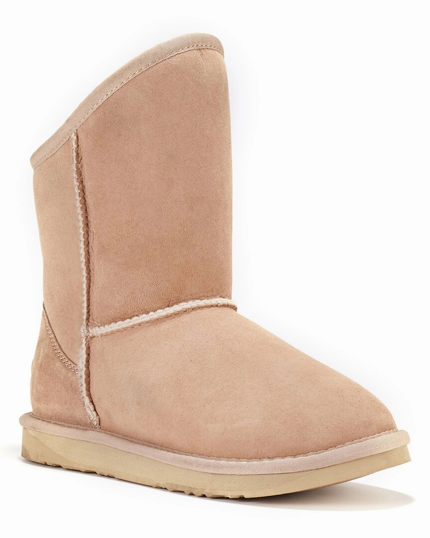 Australia Luxe Collective Cosy Short Sheepskin Boot Slip   On Style Noise Reducing Sole