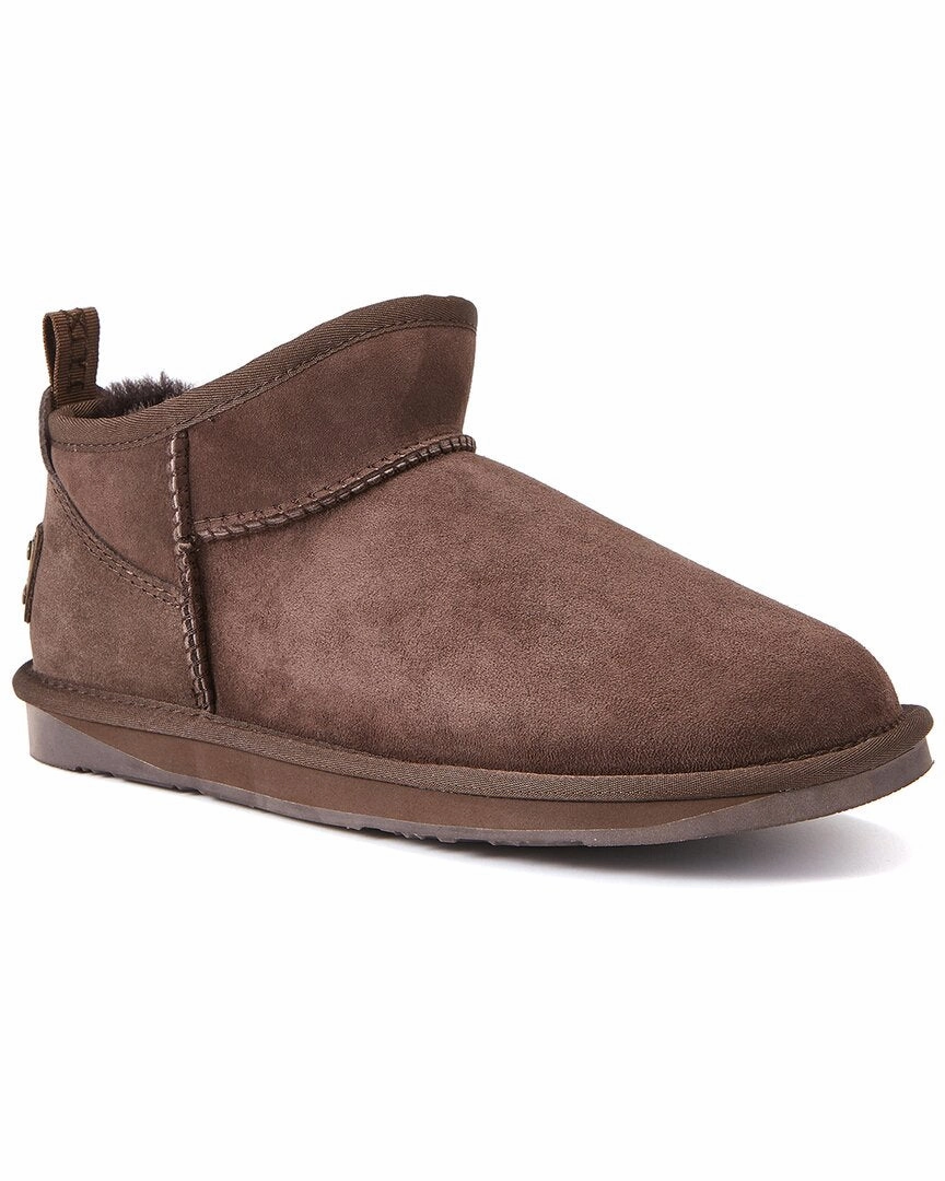 Eco Friendly Manufacturing Shock dispersion Australia Luxe Collective Cosy Ultra Short Suede Boot