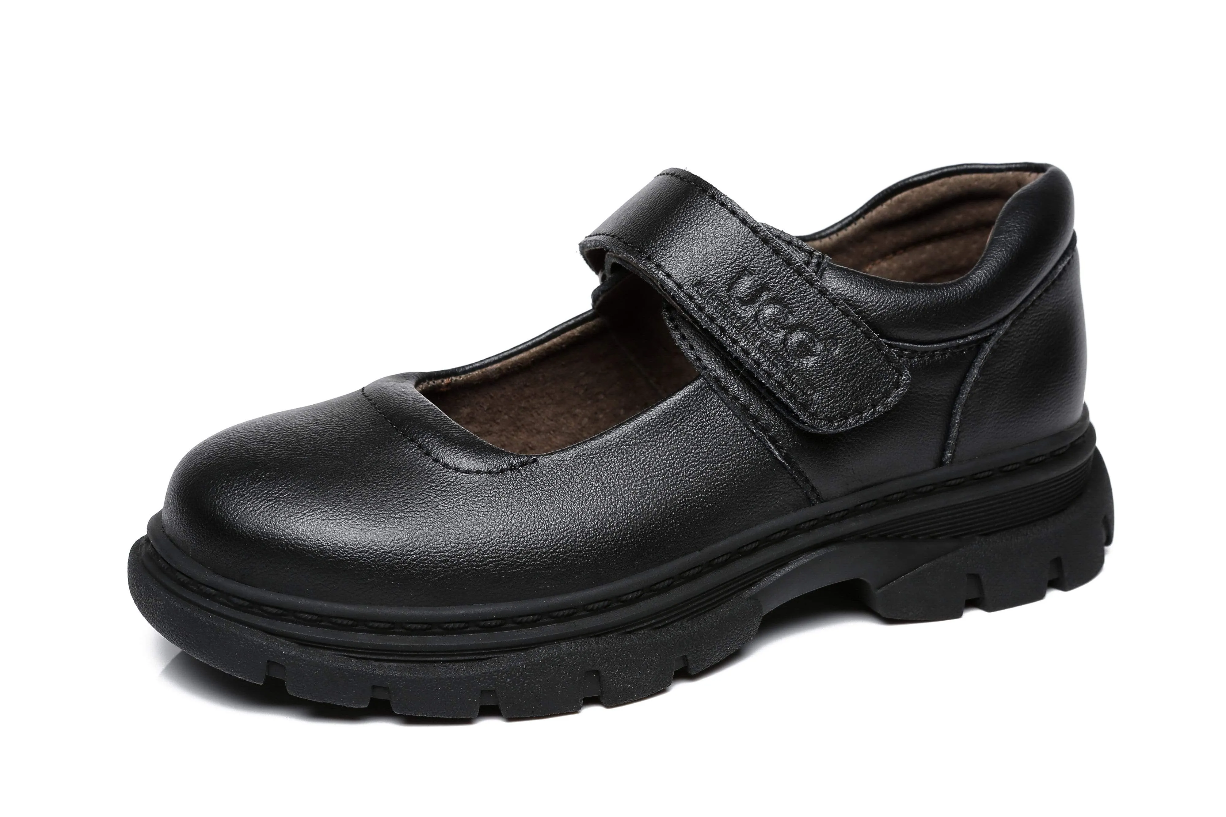 Australian Shepherd® Kids Leather School Shoes Chris with Removable Insole