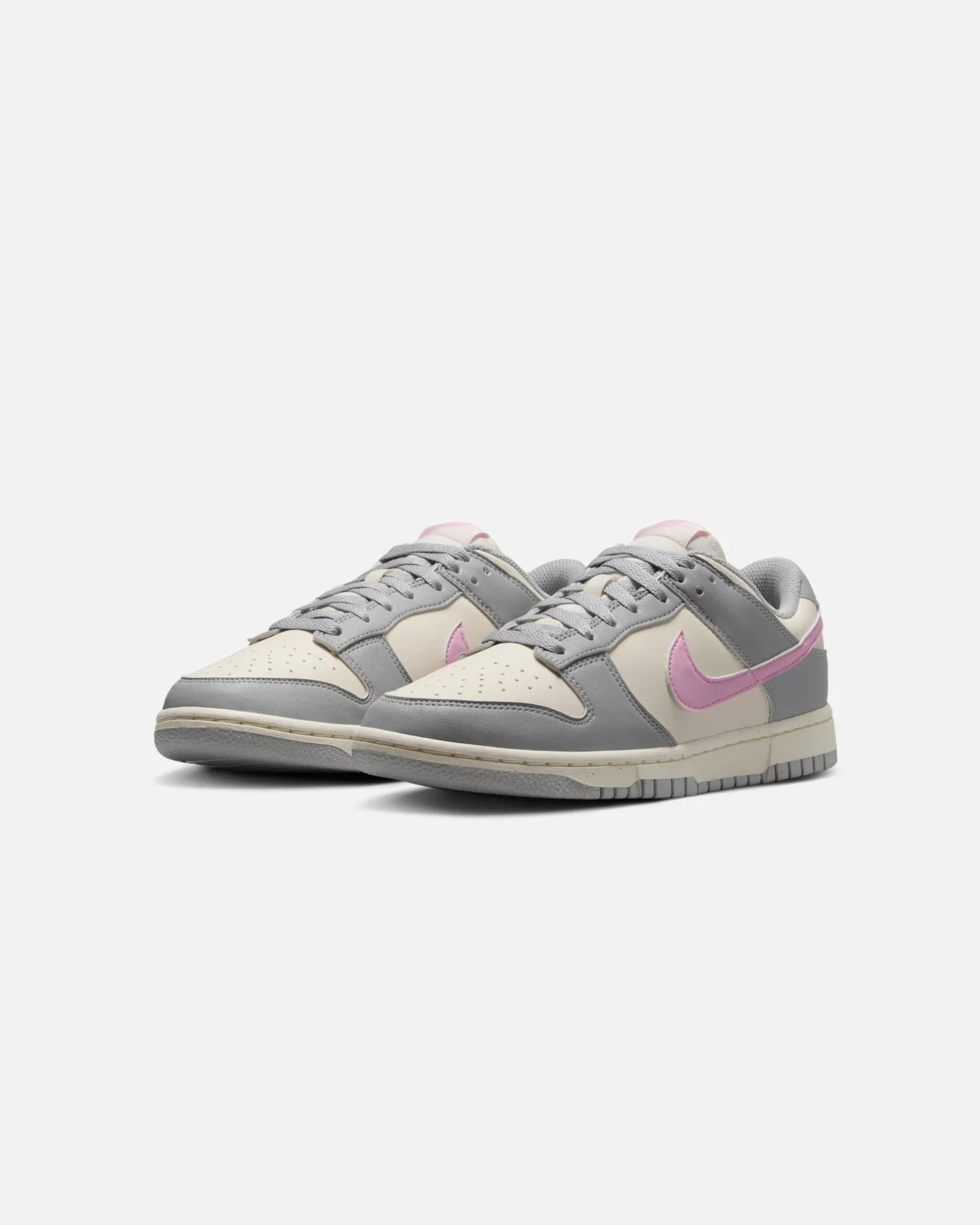 Nike Women's Dunk Low Next Nature Smoke Grey/Pink Rise fitness running shoes