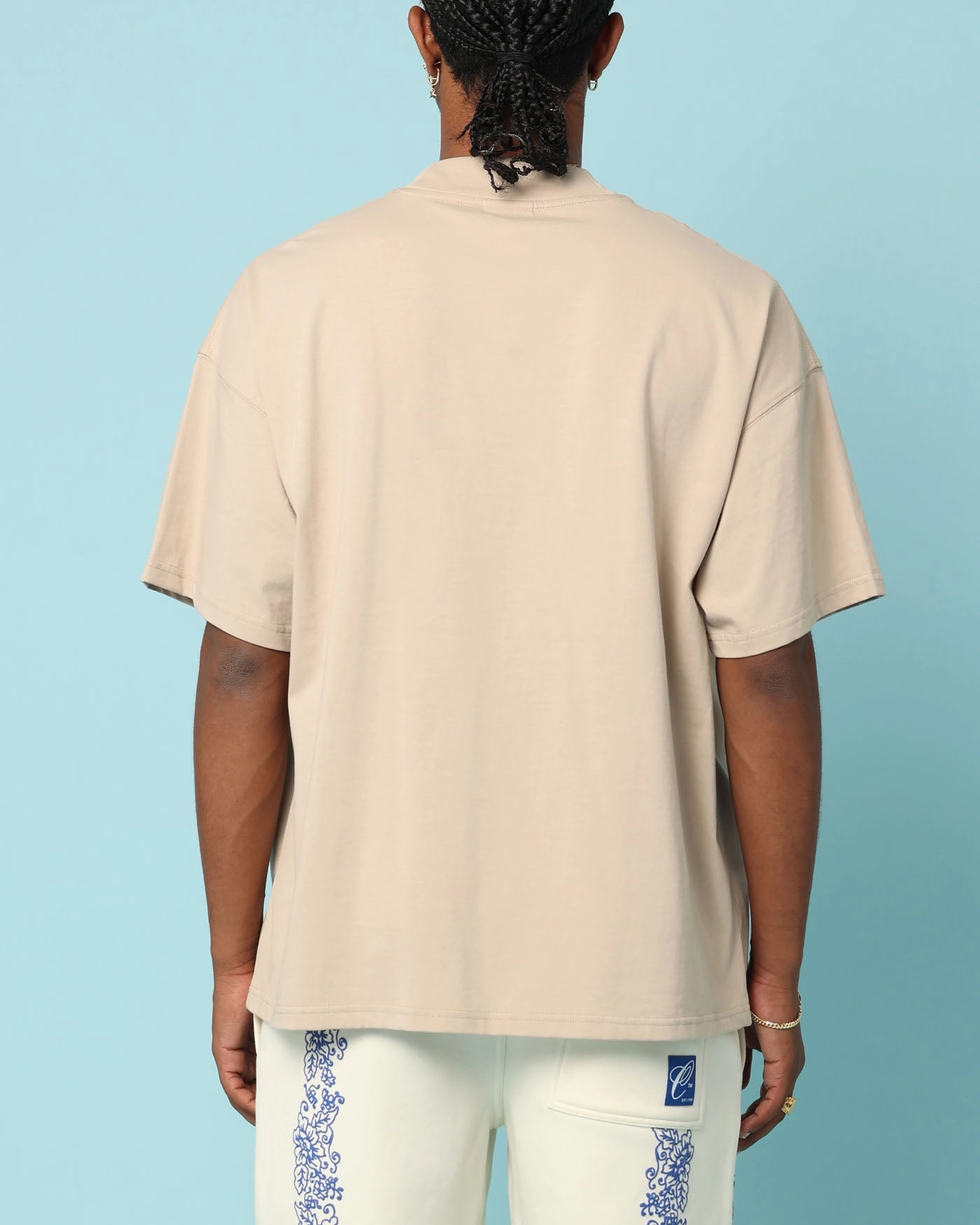 Carr?? Construct Oversized T-Shirt Stone ZeroDistressFinish Fashion Forward