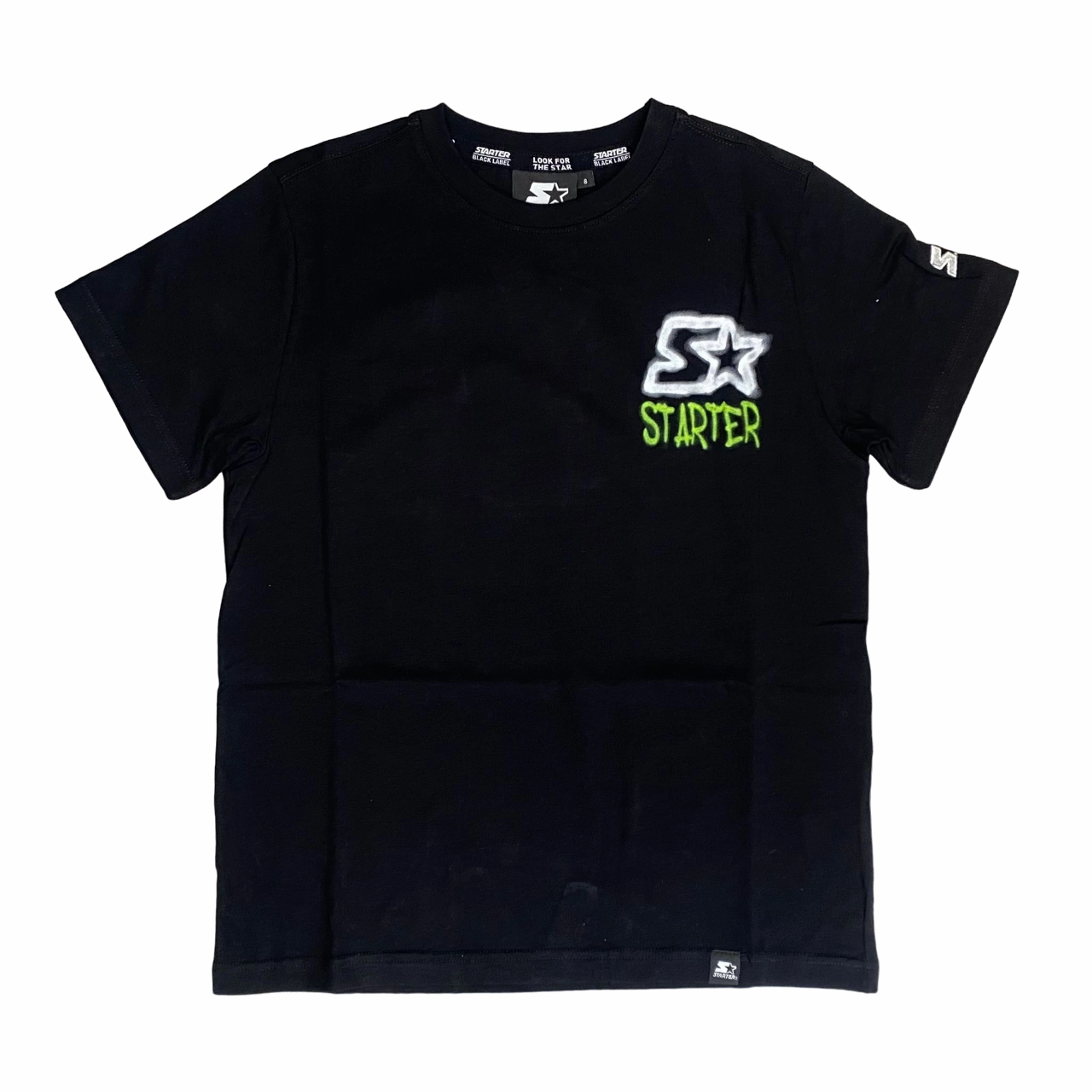 Starter maglietta manica corta da ragazzo con stampa 1240 nero Casual Layers