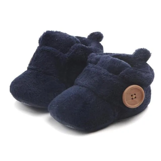 Baby First Walker Crib Soft Leopard Shoes