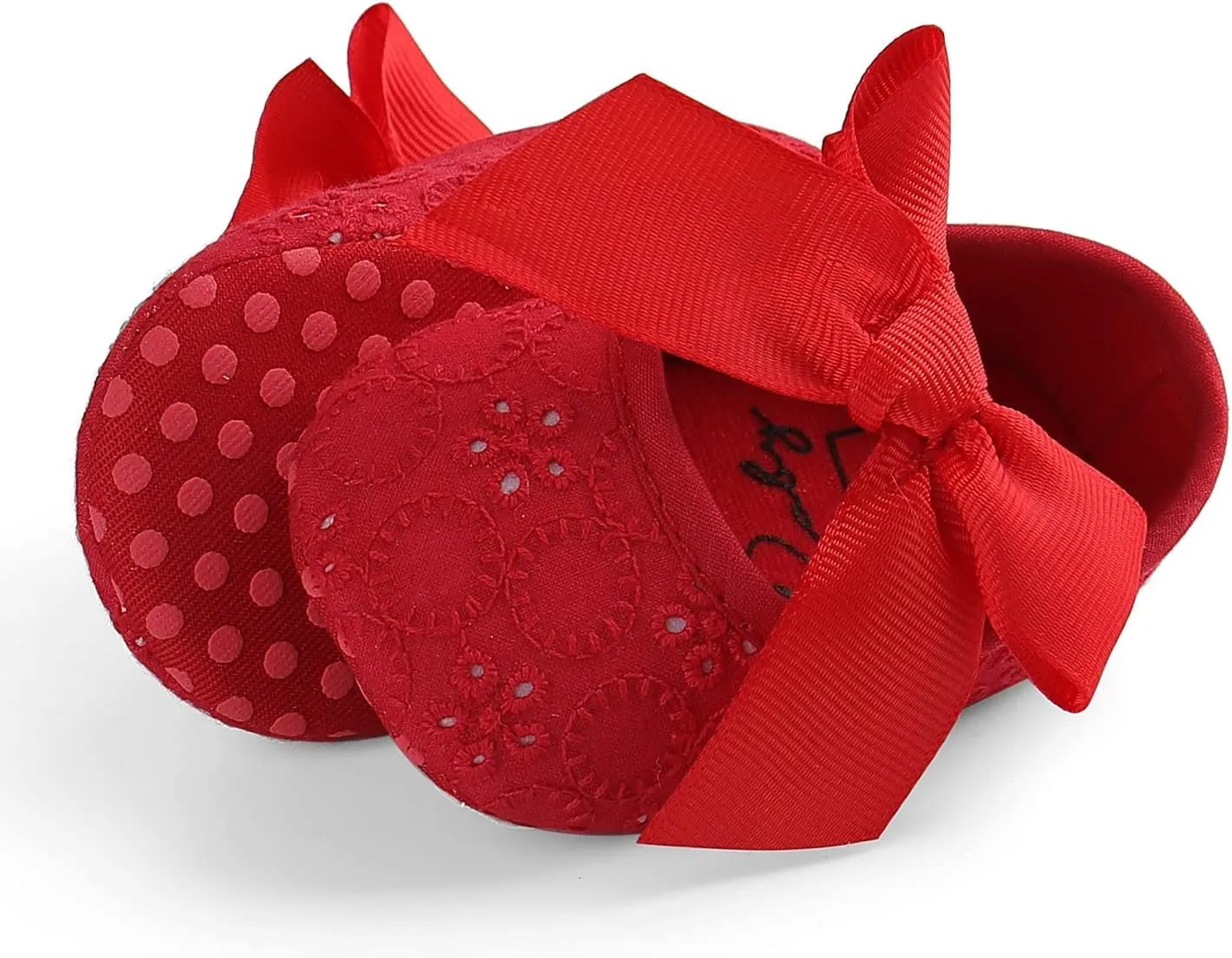 Baby Girls Princess Bowknot Soft Sole Cloth Crib Shoes Sneaker