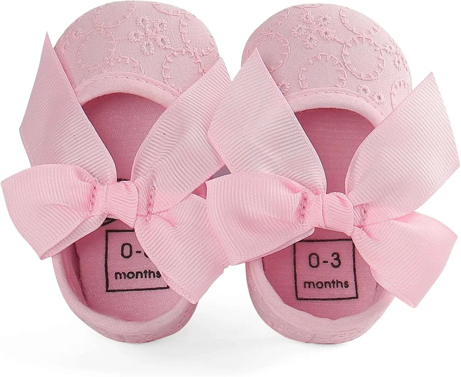 Baby Girls Princess Bowknot Soft Sole Cloth Crib Shoes Sneaker