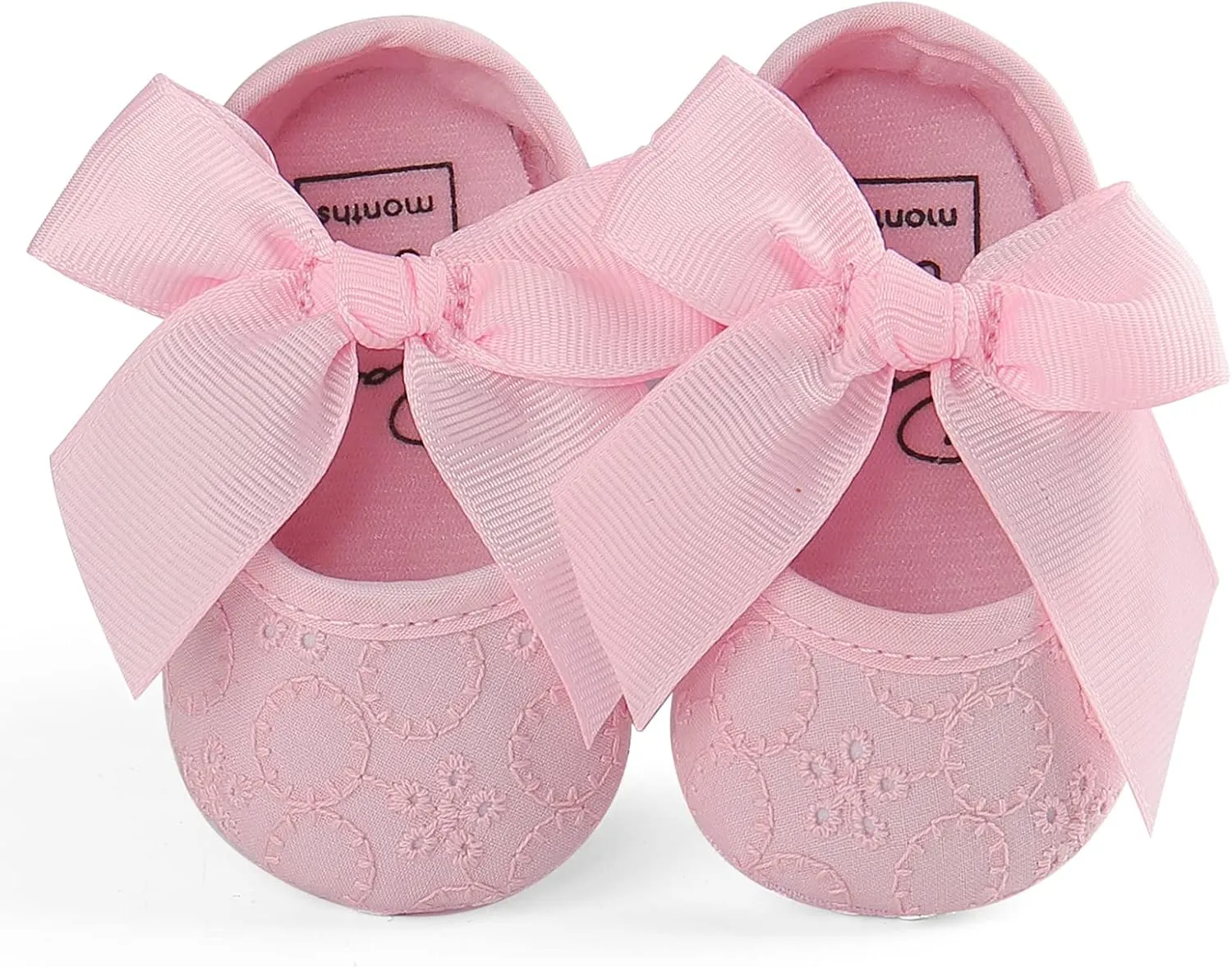 Baby Girls Princess Bowknot Soft Sole Cloth Crib Shoes Sneaker