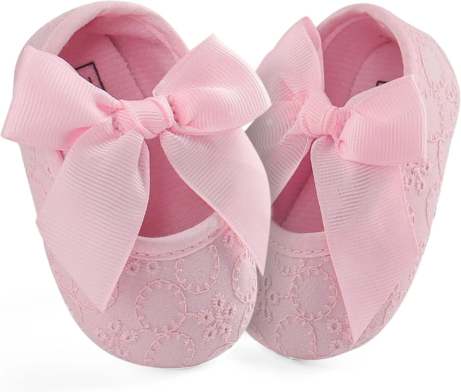Baby Girls Princess Bowknot Soft Sole Cloth Crib Shoes Sneaker