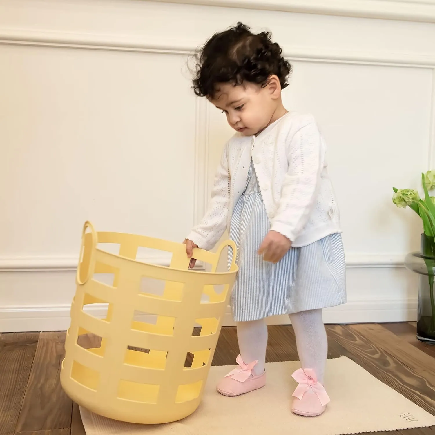 Baby Girls Princess Bowknot Soft Sole Cloth Crib Shoes Sneaker