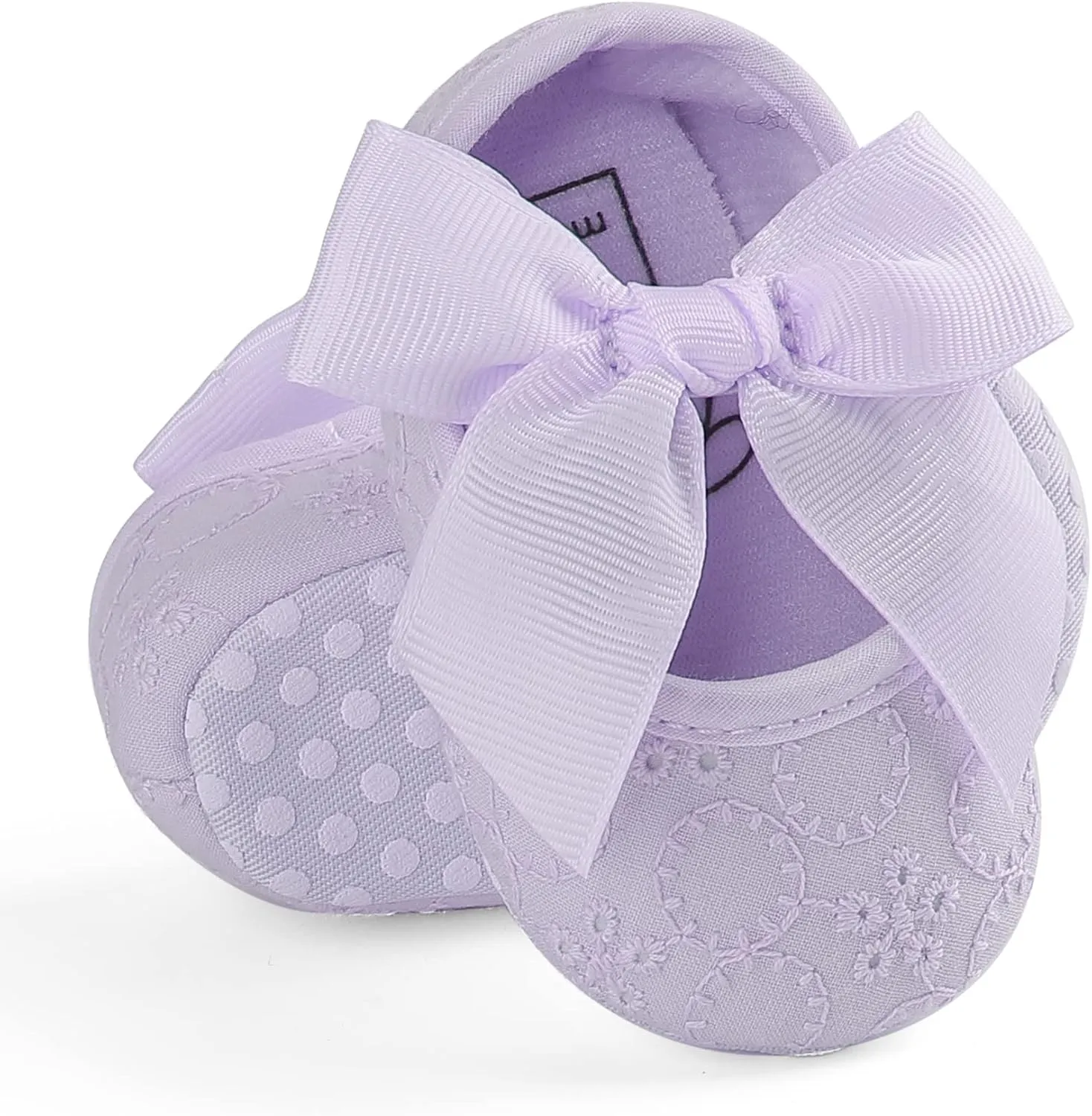 Baby Girls Princess Bowknot Soft Sole Cloth Crib Shoes Sneaker