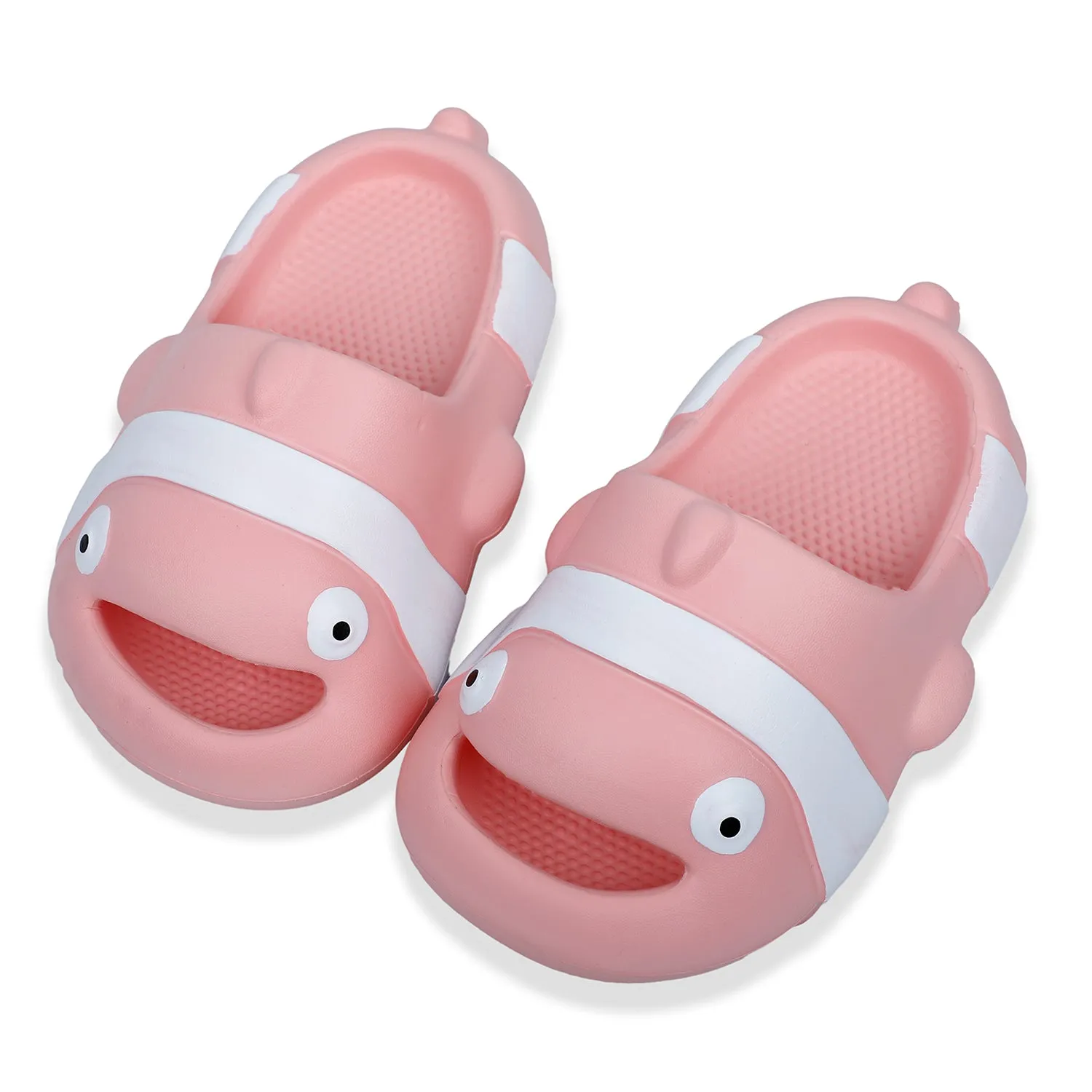 Baby Moo Nemo Waterproof Soft Slippers Anti-Skid Sliders - Pink