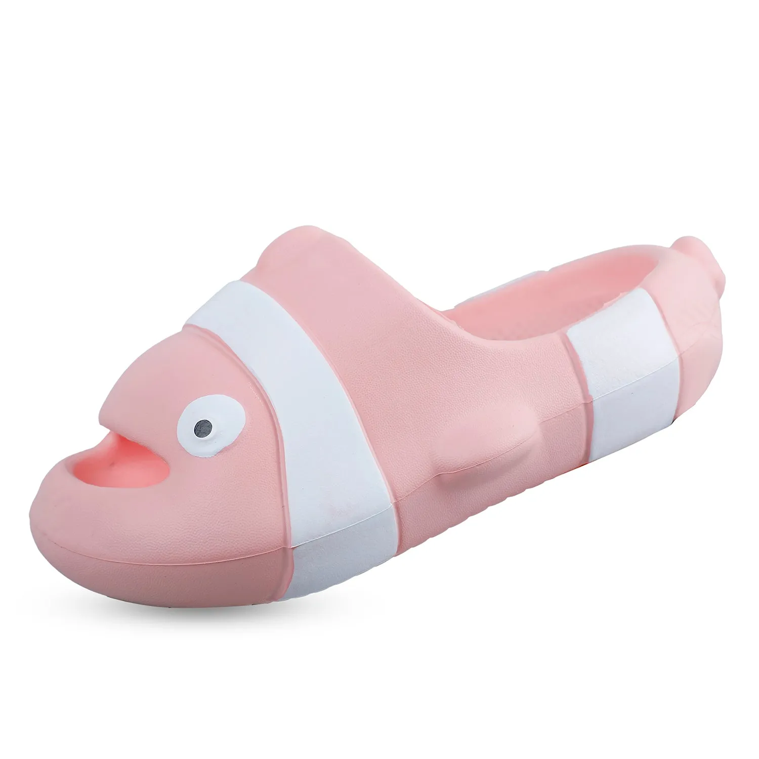 Baby Moo Nemo Waterproof Soft Slippers Anti-Skid Sliders - Pink