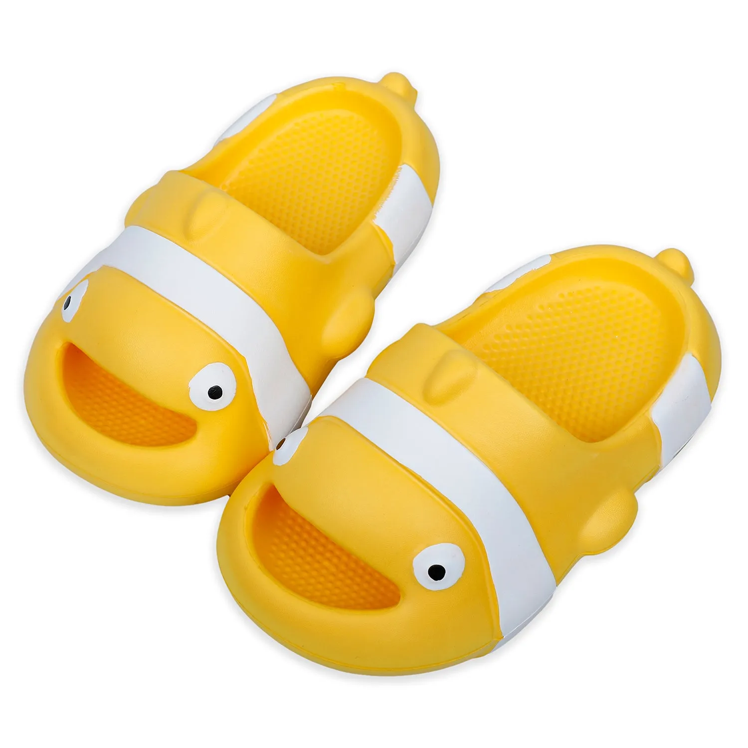 Baby Moo Nemo Waterproof Soft Slippers Anti-Skid Sliders - Yellow