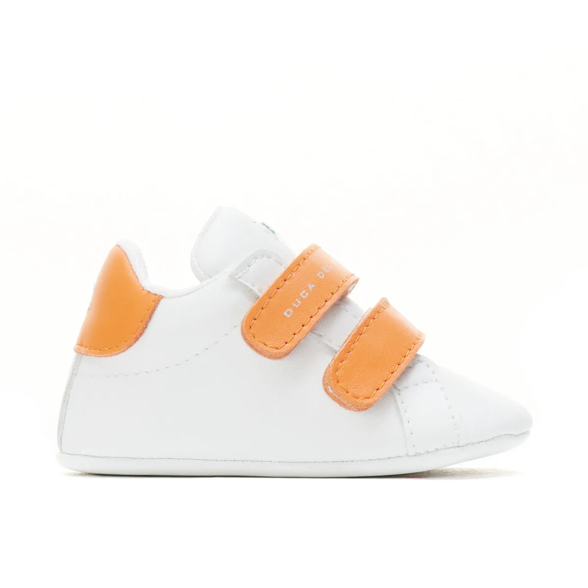 Baby Shoe - White/Orange