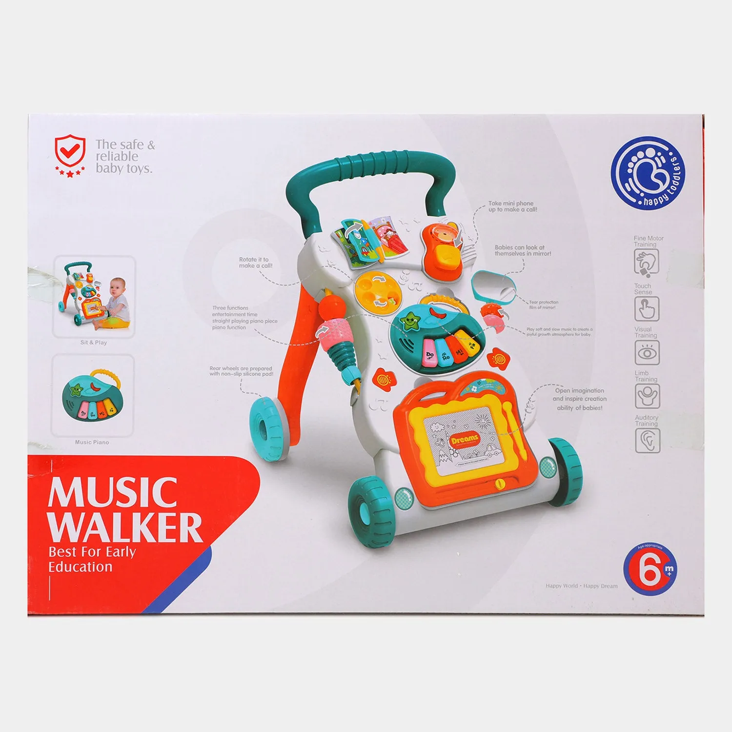 Baby Walker With Light And Music 6M 