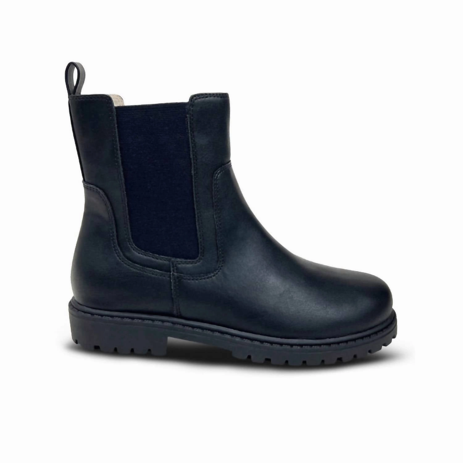 Kids Miss Chelsea Boot In Black Anti Fatigue Tech