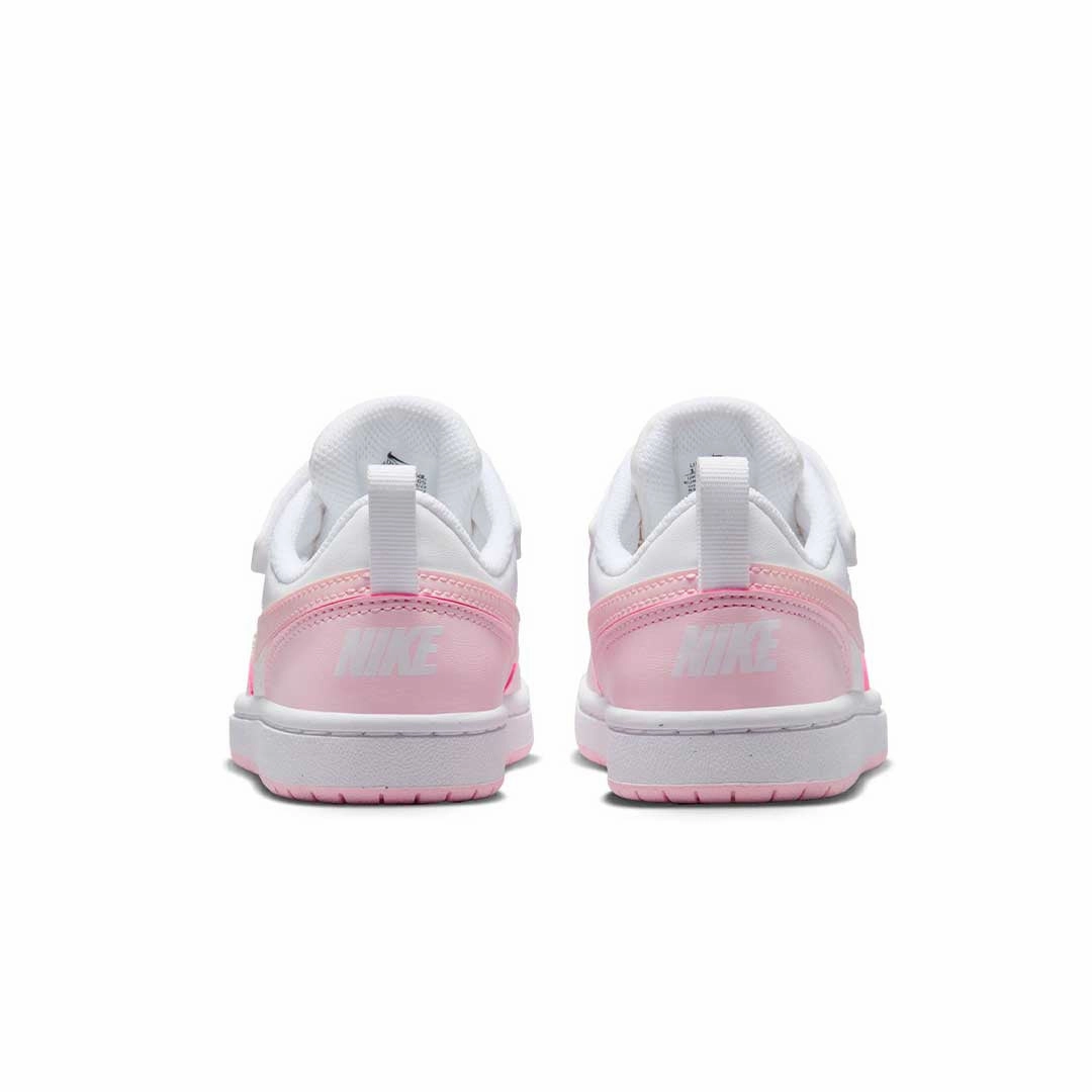 Nike - Kids' (Preschool) Court Borough Low Recraft Shoes (DV5457 105) Odor Resistant Fabric Pressure Relief Zones