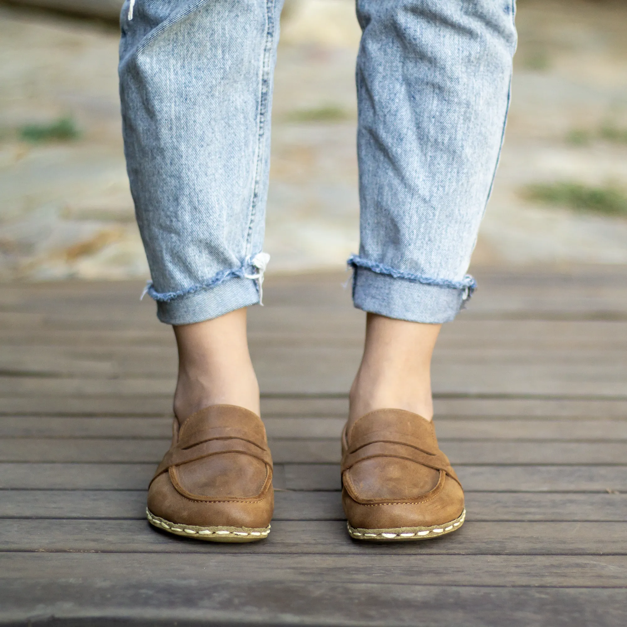 Barefoot Earthing Shoes Matte Brown Women