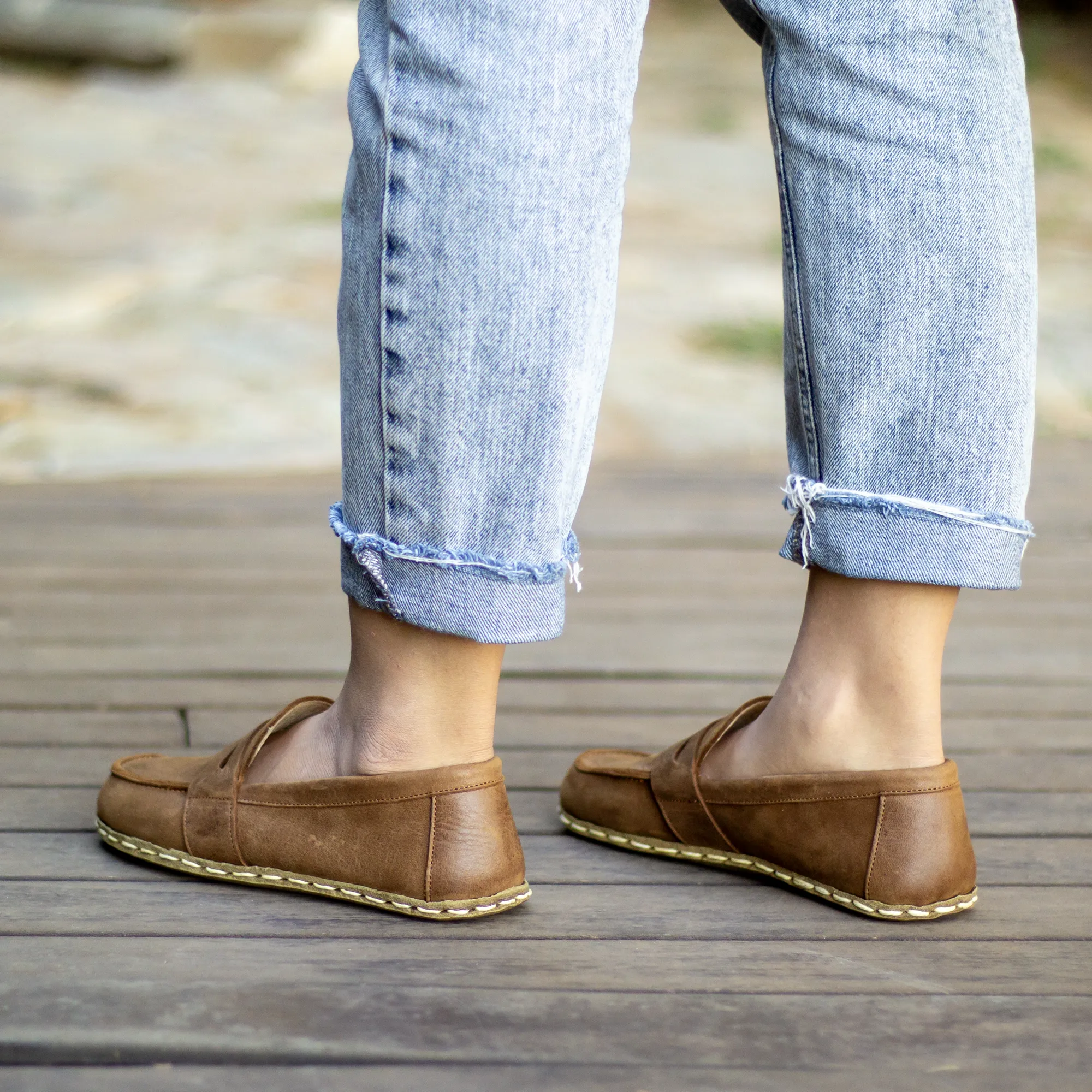 Barefoot Earthing Shoes Matte Brown Women