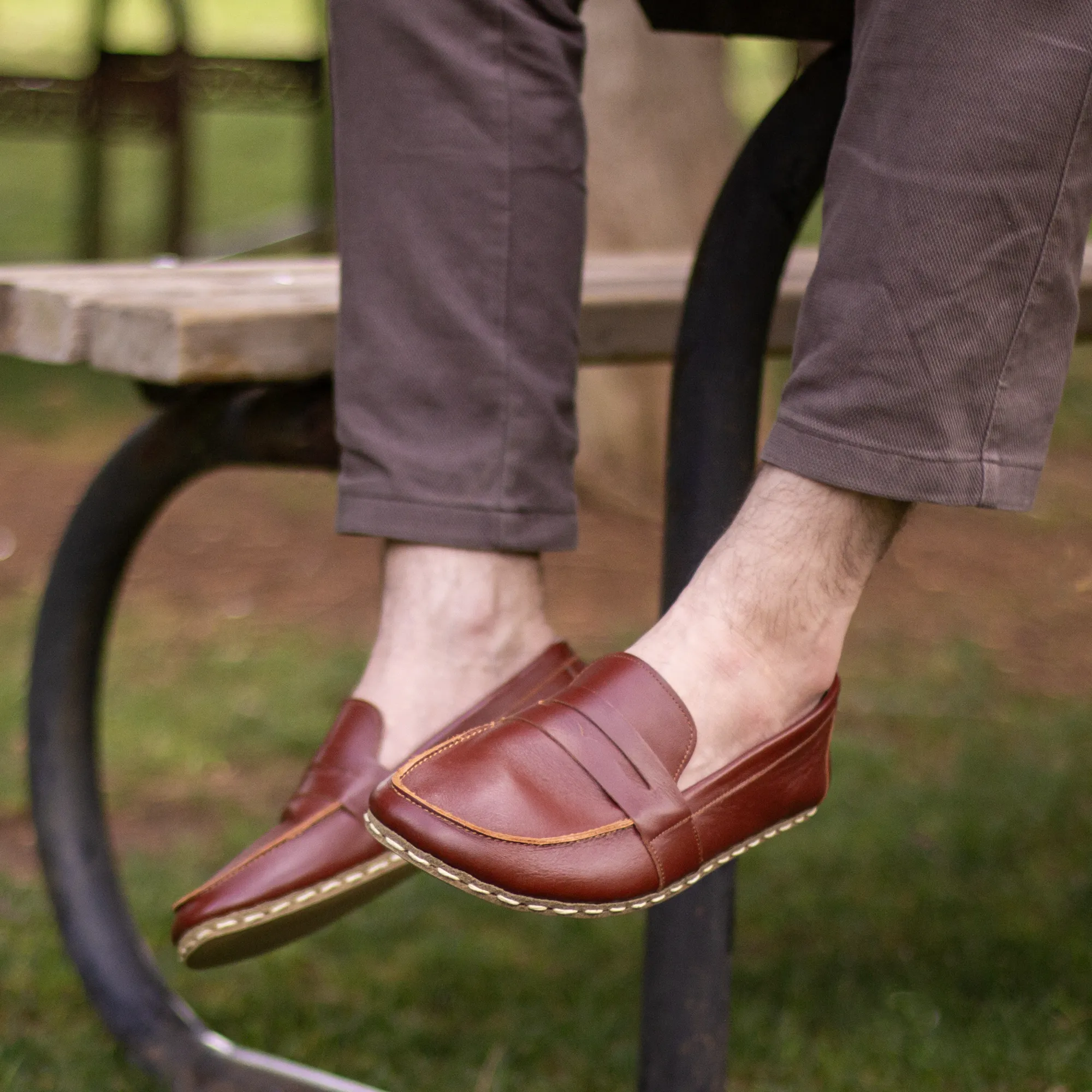 Barefoot Earthing Shoes Tornado Brown Men