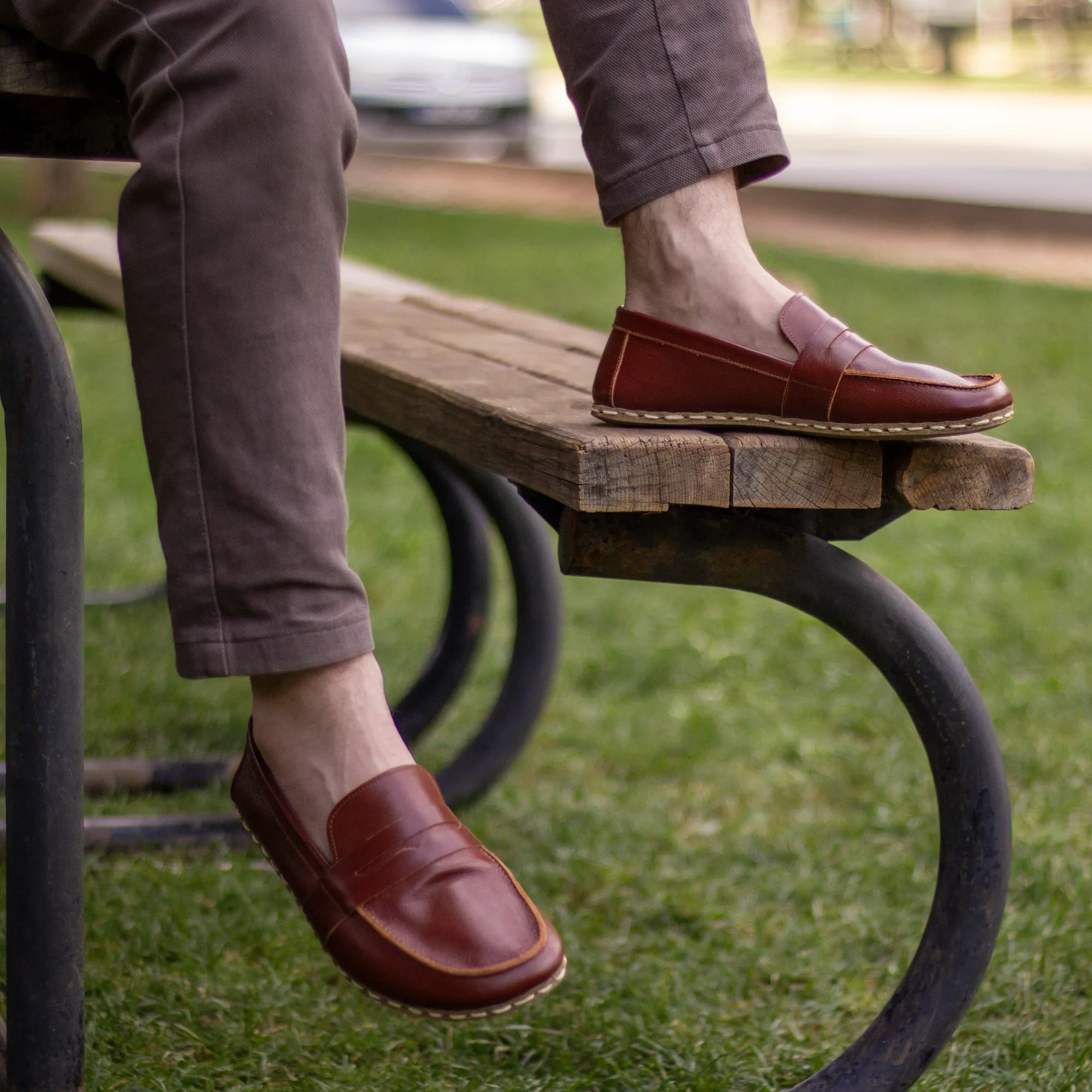 Barefoot Earthing Shoes Tornado Brown Men