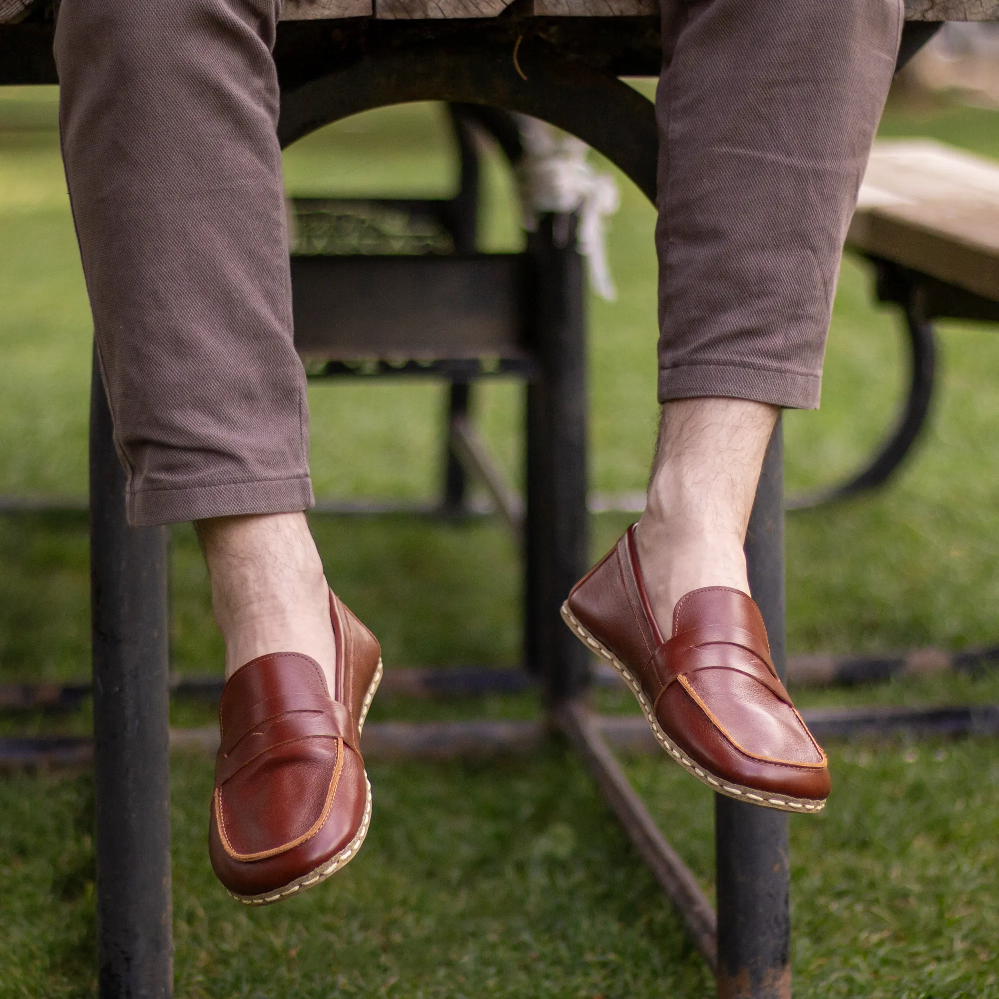 Barefoot Earthing Shoes Tornado Brown Men