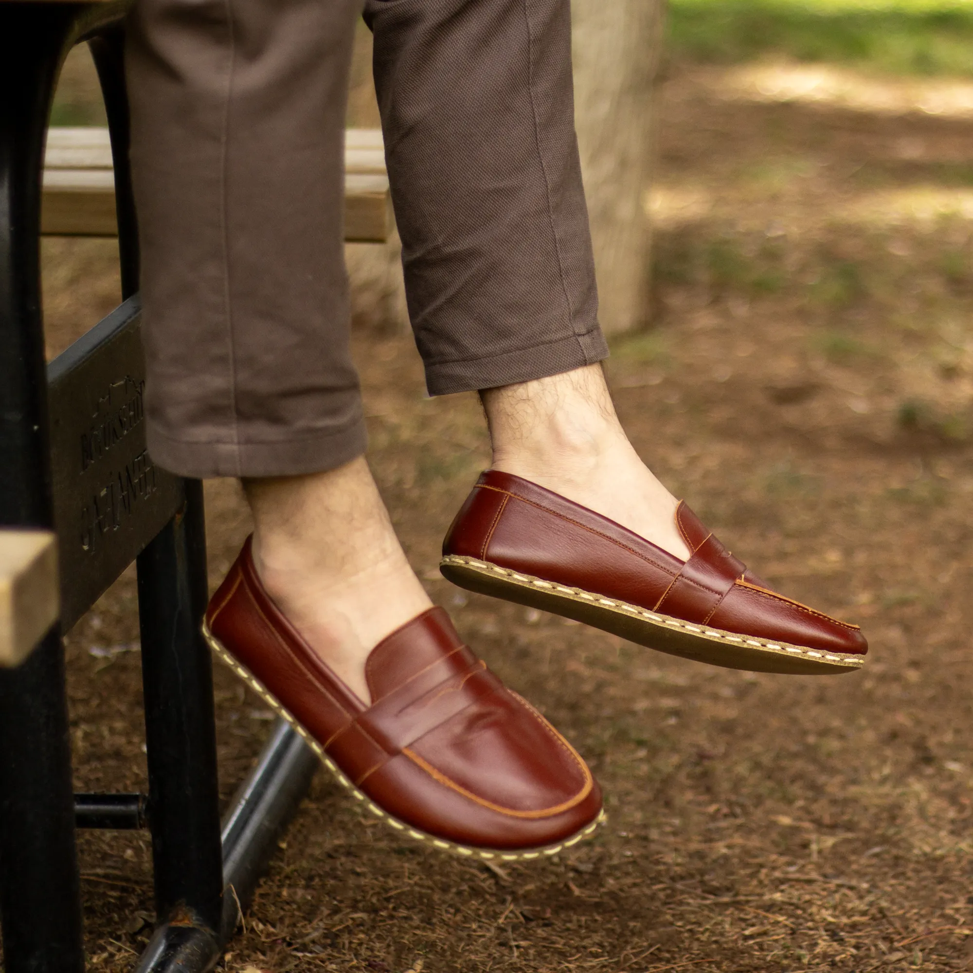 Barefoot Earthing Shoes Tornado Brown Men