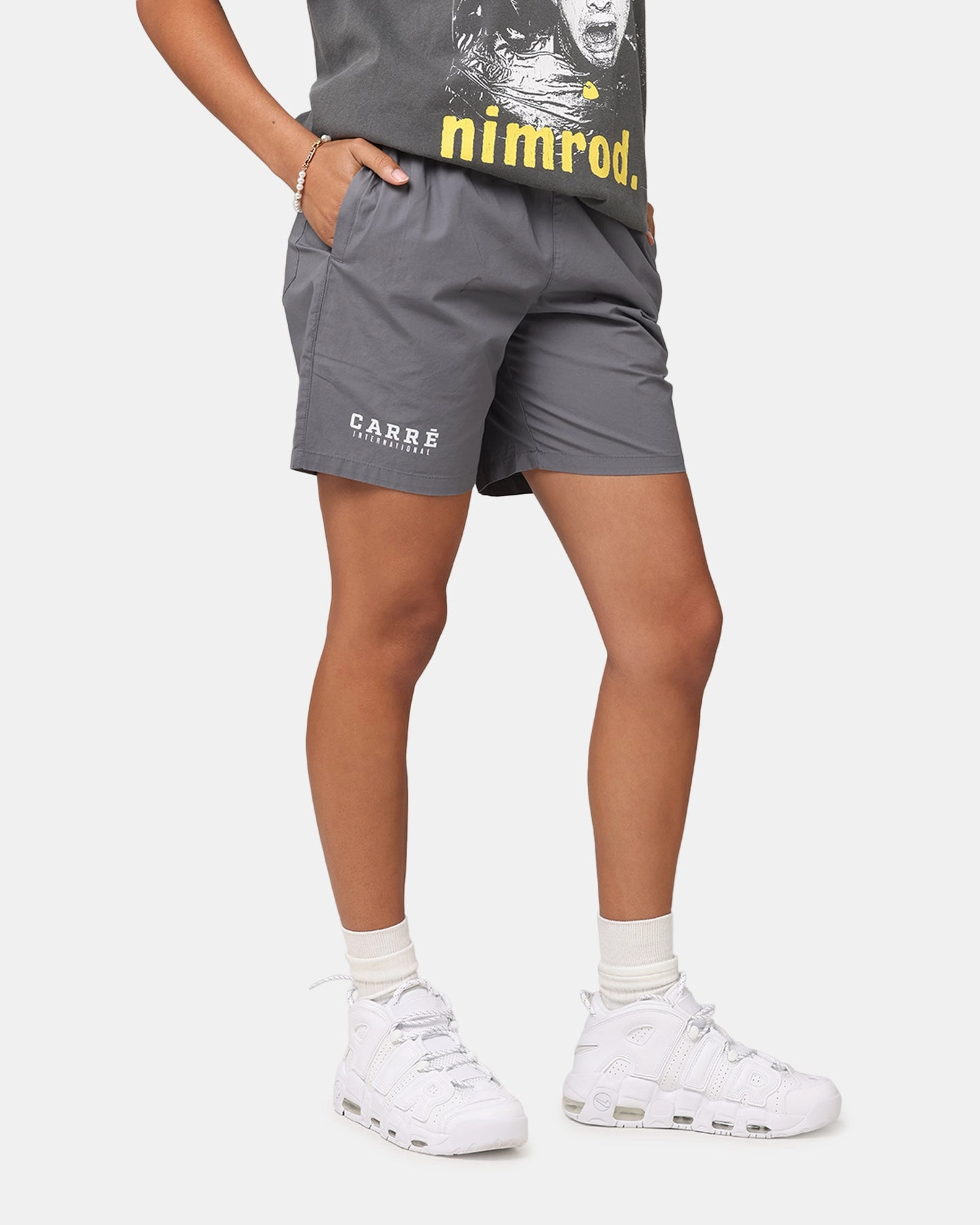 Carre International Beach Shorts Charcoal hypoallergenic material Flexible Durability