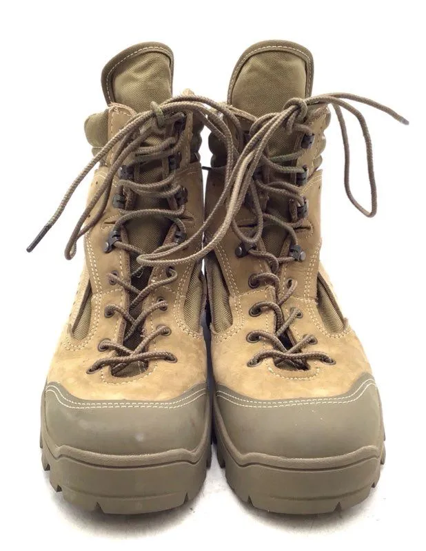 Bates Men's Brown Army Hot Weather Mountain Combat Boots - Size 9R