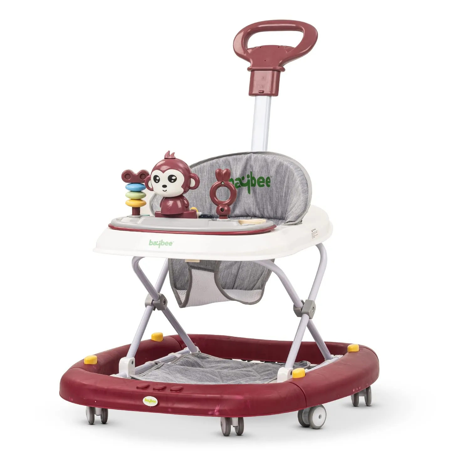 Baybee Twirly Baby Walker Cum Rocker Kids Walker for Babies with Adjustable Height