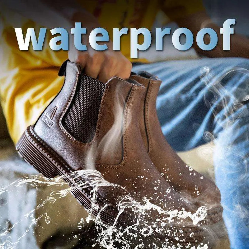 Benton Plus Leather High Top Working Steel Toe Shoes