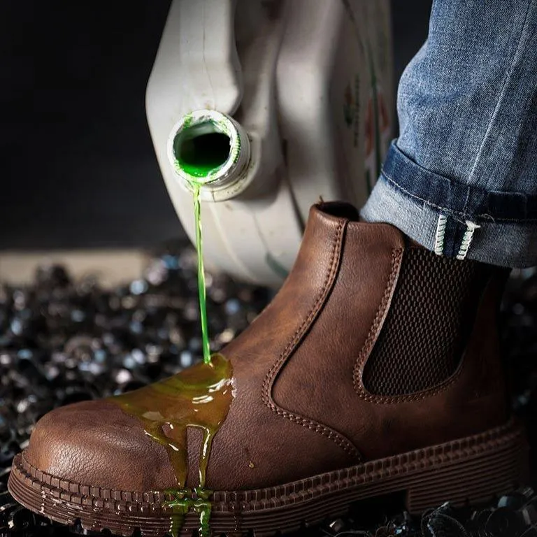 Benton Plus Leather High Top Working Steel Toe Shoes