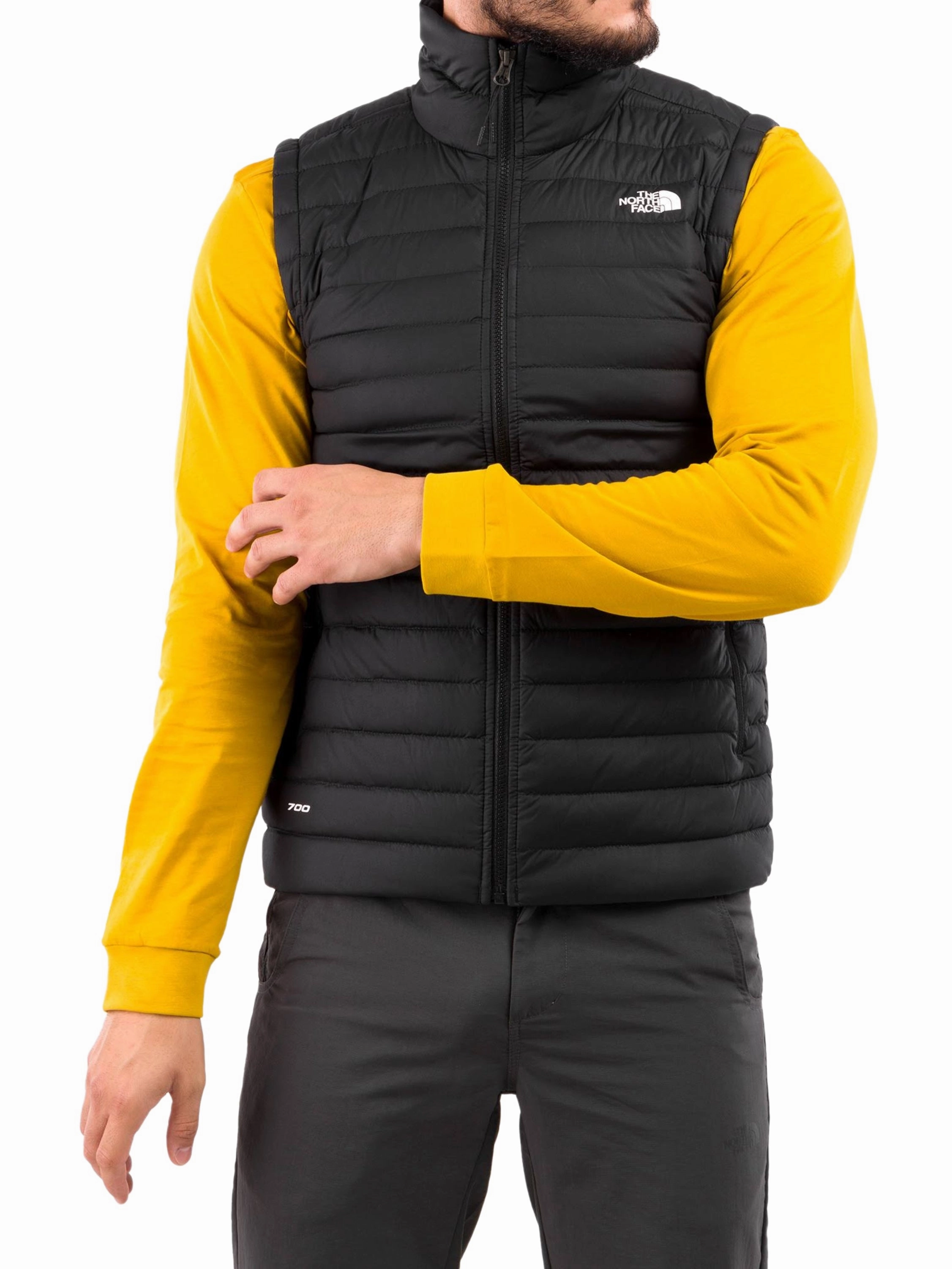 High Collar Support The North Face |  Stretch Down Vest