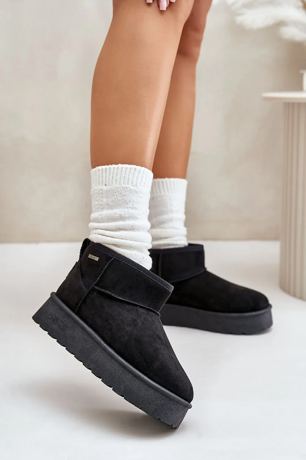 Big Star stylish black snow boots