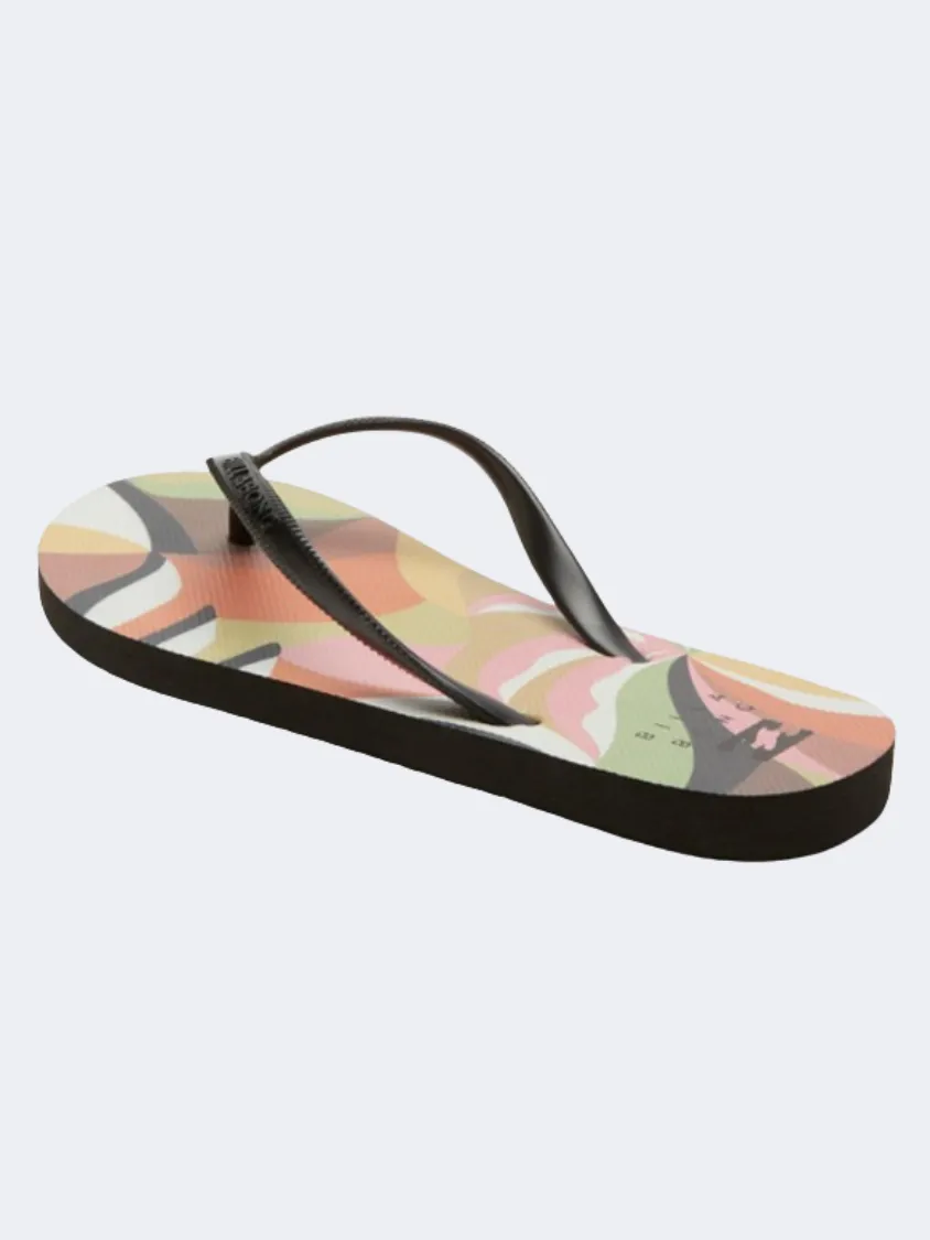 Billabong Dama Women Beach Slippers Black/Multi