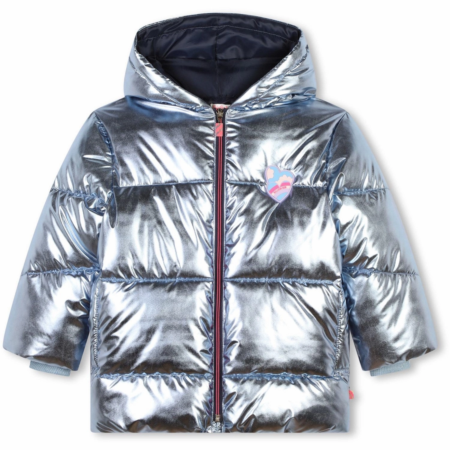 Billieblush Alaskan Blue Puffer Jacket Multi Pocket System