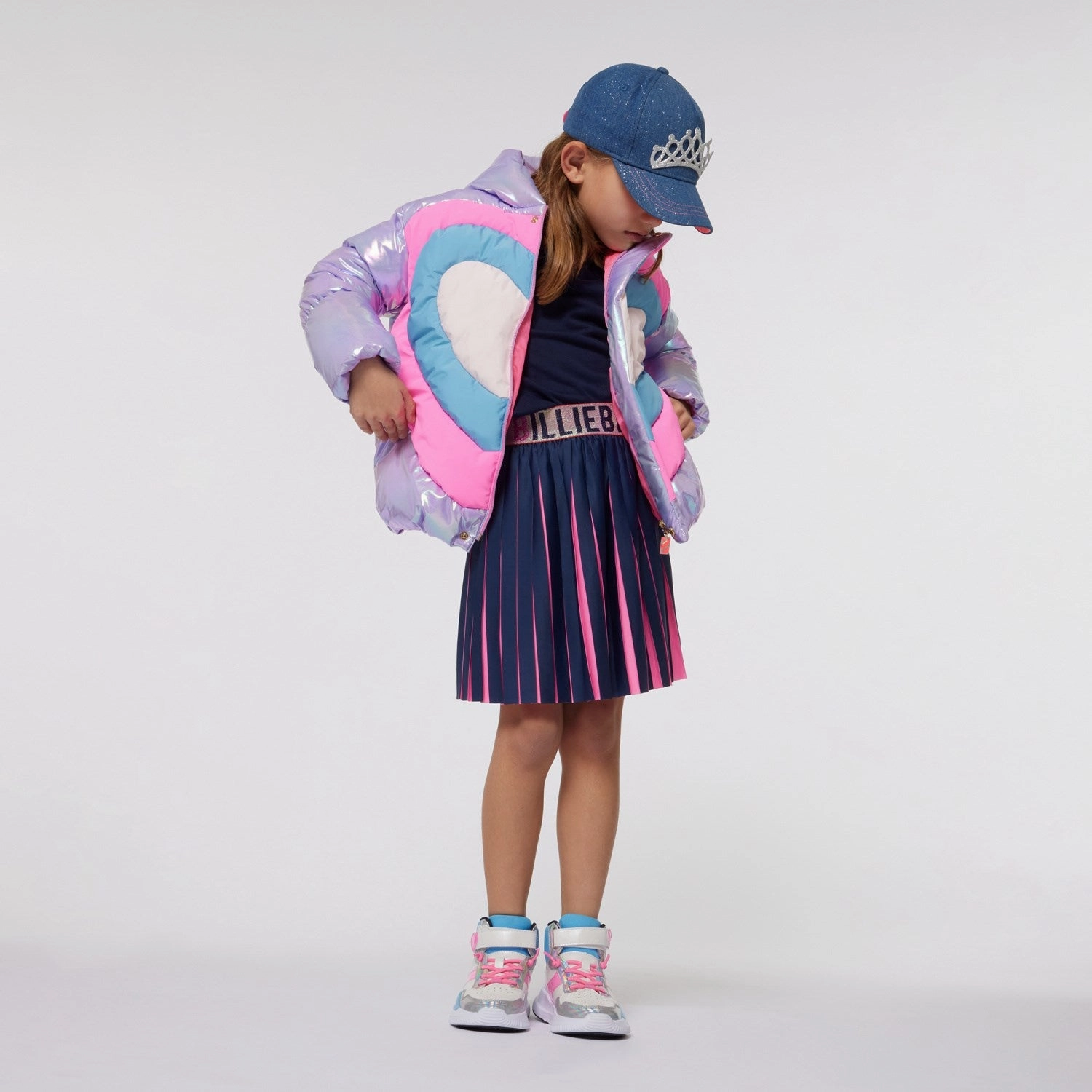 Billieblush Lilac Puffer Jacket Casual Trend
