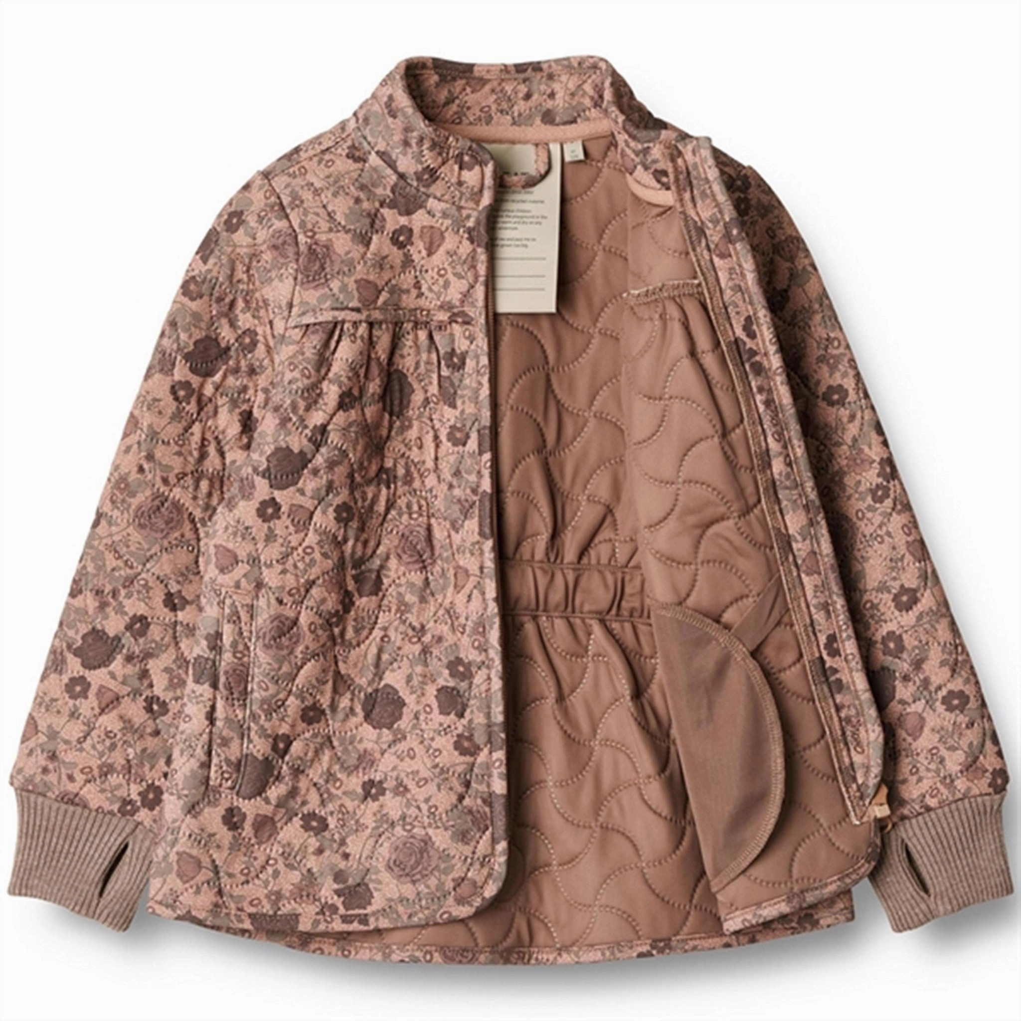 Wheat Thermo Rose Dawn Flowers Jacket Thilde Erasable Stains Treatment