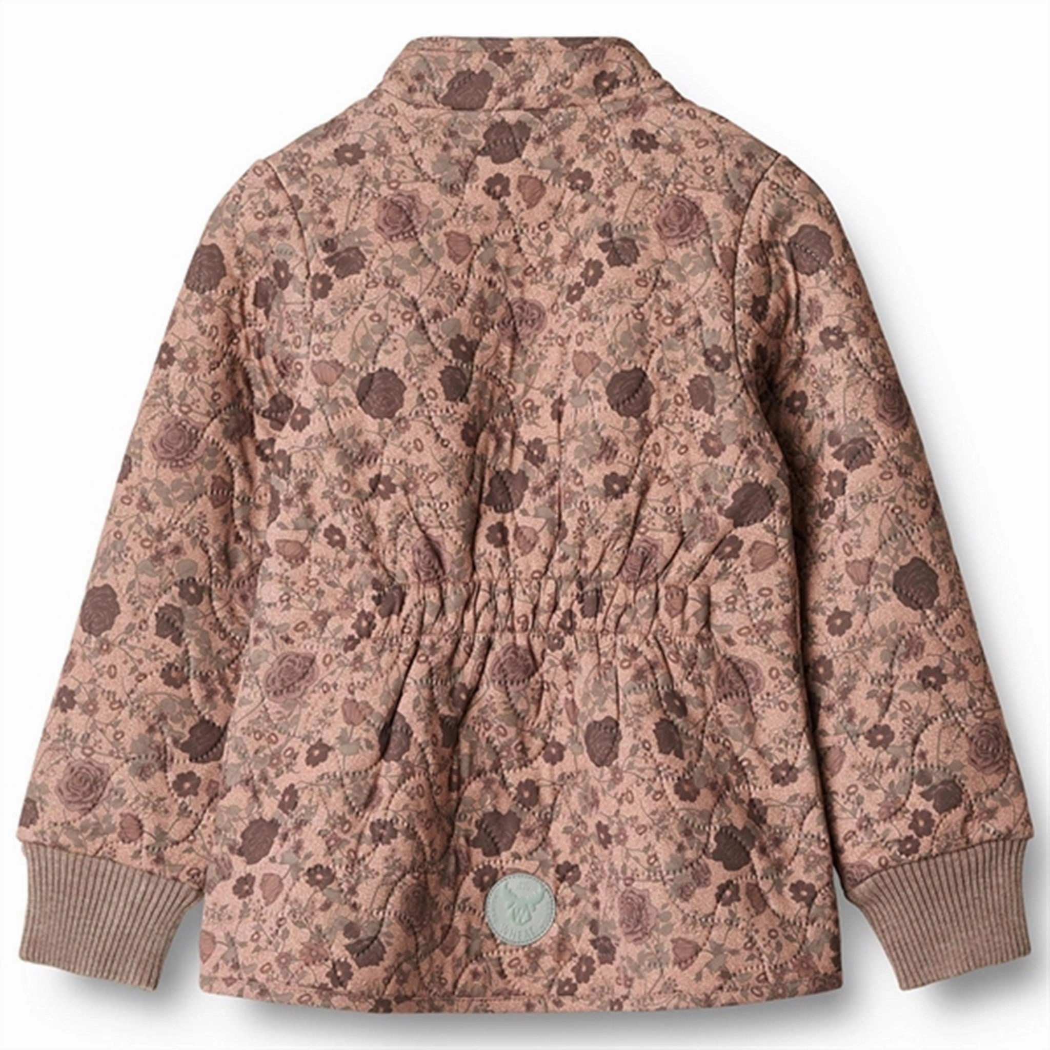 Long Sleeves ReinforcedStressPoints Wheat Thermo Rose Dawn Flowers Jacket Thilde