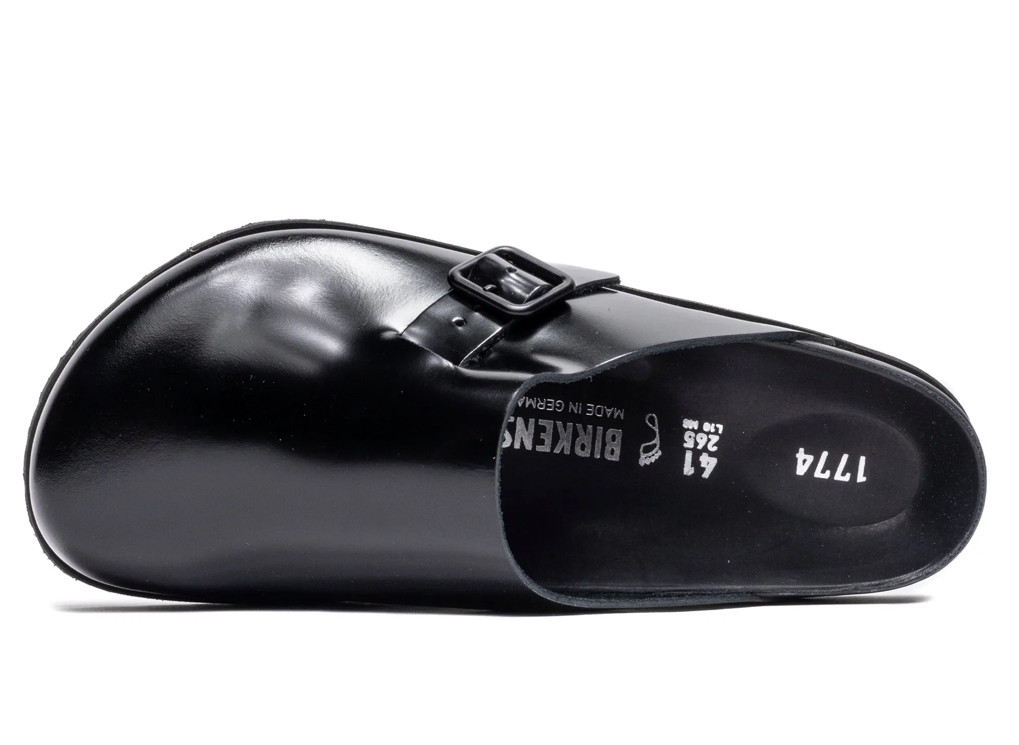 Birkenstock 1774 33 Dougal Shiny Leather in Black